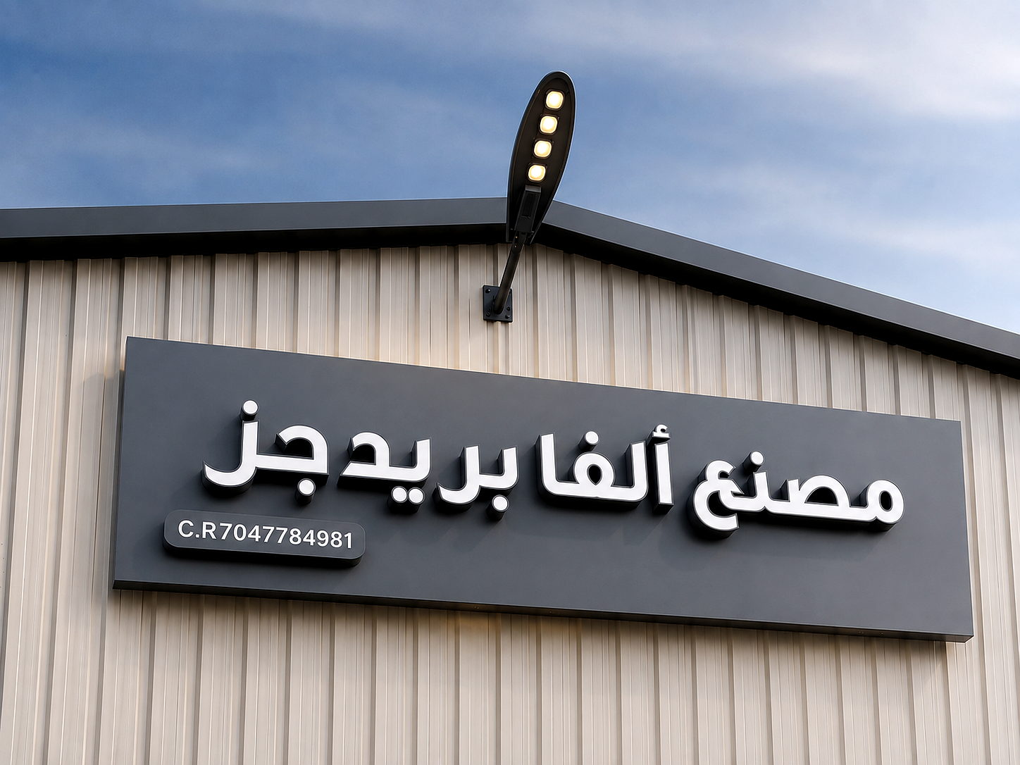 واجهة مصنع ألفا بريدجز